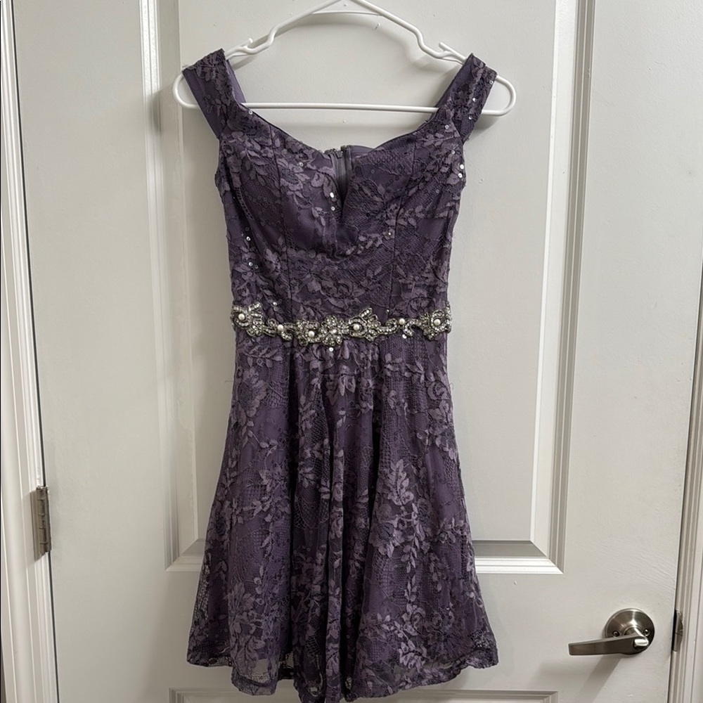 City Studio Lavender Dress